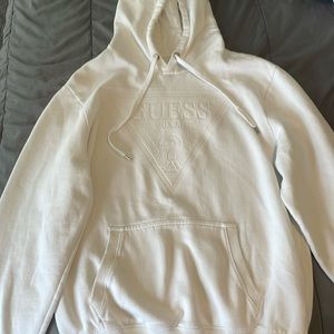 Guess white hoodie